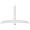 Ekena Millwork Bellingham Architectural Grade PVC Gable Bracket, 84"W x 52 1/2"H x 6"D x 6"F, 15/12 Pitch GBP084X53X0606BEL00 - alternate 5